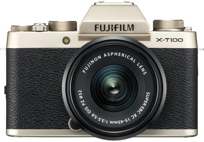 Fujifilm X-T100 Kèm lens | Bạc | Vàng